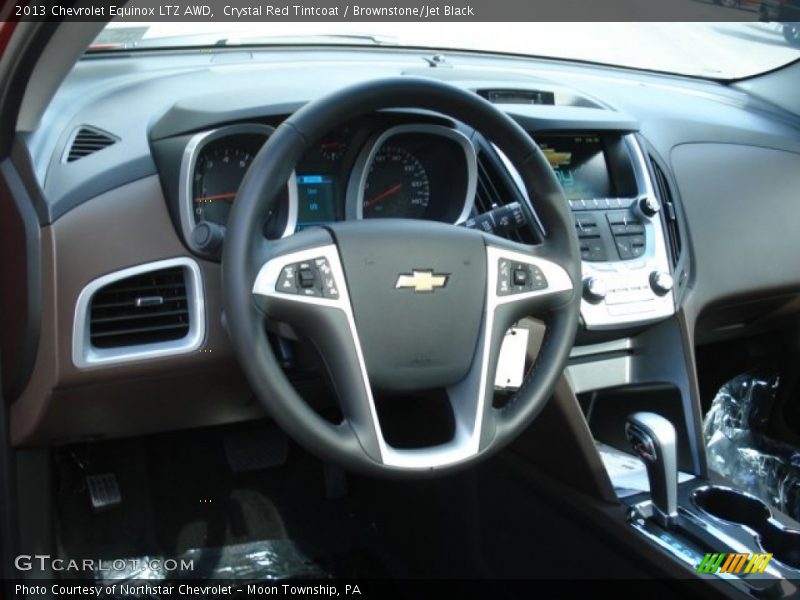 Crystal Red Tintcoat / Brownstone/Jet Black 2013 Chevrolet Equinox LTZ AWD