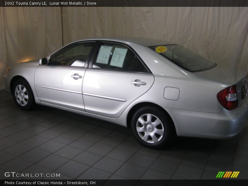 Lunar Mist Metallic / Stone 2002 Toyota Camry LE