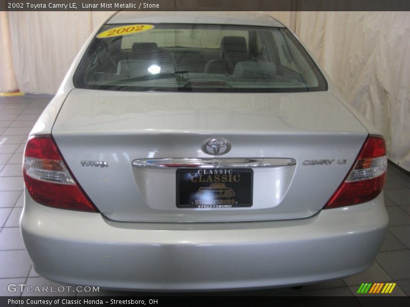 Lunar Mist Metallic / Stone 2002 Toyota Camry LE