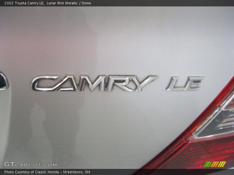 Lunar Mist Metallic / Stone 2002 Toyota Camry LE