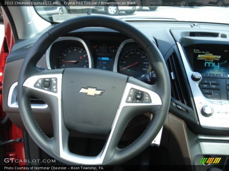 Crystal Red Tintcoat / Brownstone/Jet Black 2013 Chevrolet Equinox LTZ AWD
