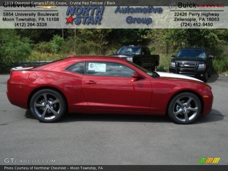 Crystal Red Tintcoat / Black 2013 Chevrolet Camaro LT/RS Coupe