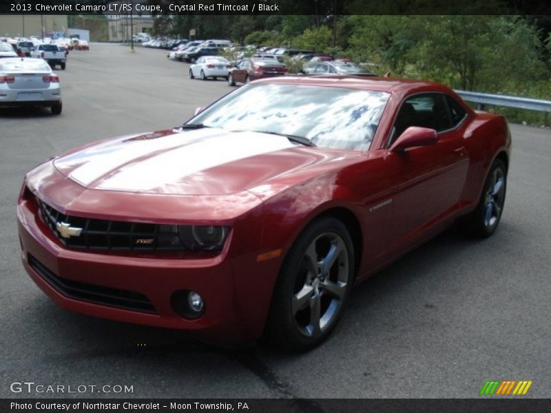 Crystal Red Tintcoat / Black 2013 Chevrolet Camaro LT/RS Coupe