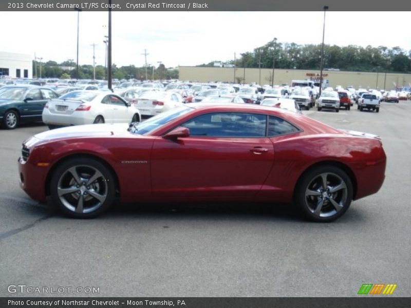 Crystal Red Tintcoat / Black 2013 Chevrolet Camaro LT/RS Coupe