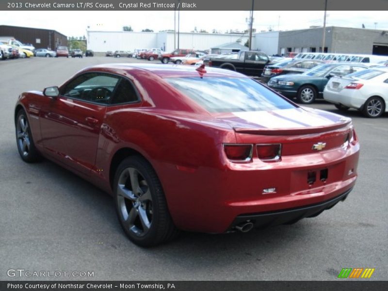 Crystal Red Tintcoat / Black 2013 Chevrolet Camaro LT/RS Coupe