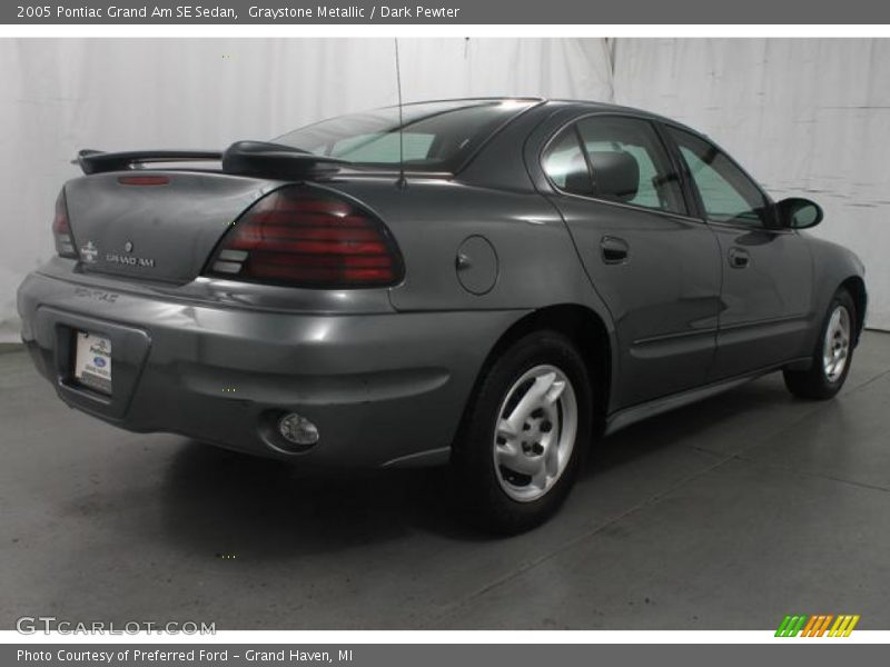 Graystone Metallic / Dark Pewter 2005 Pontiac Grand Am SE Sedan
