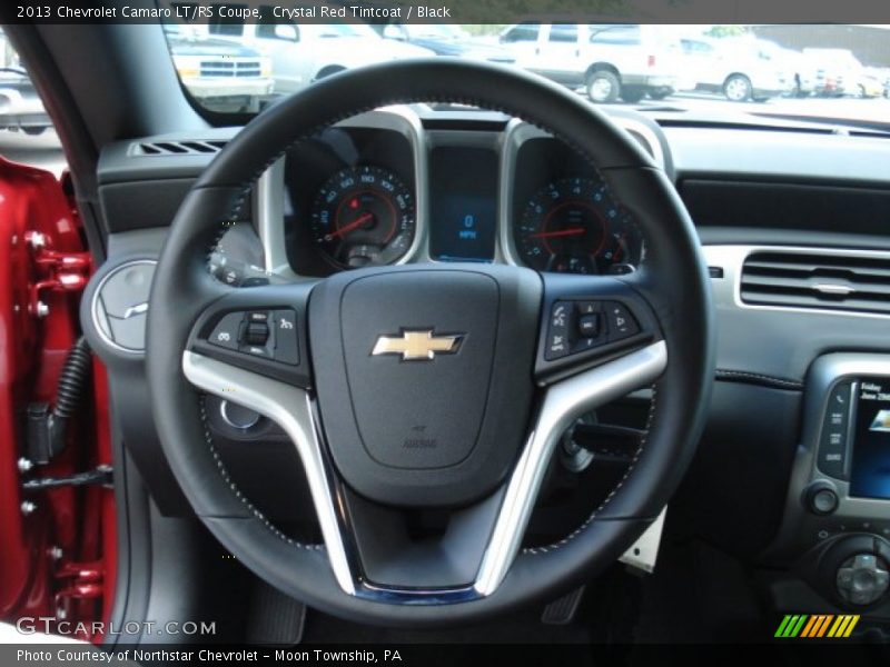 Crystal Red Tintcoat / Black 2013 Chevrolet Camaro LT/RS Coupe