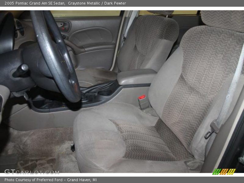 Graystone Metallic / Dark Pewter 2005 Pontiac Grand Am SE Sedan