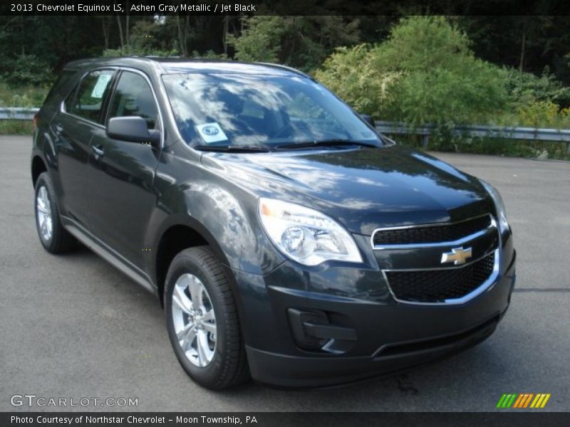 Ashen Gray Metallic / Jet Black 2013 Chevrolet Equinox LS