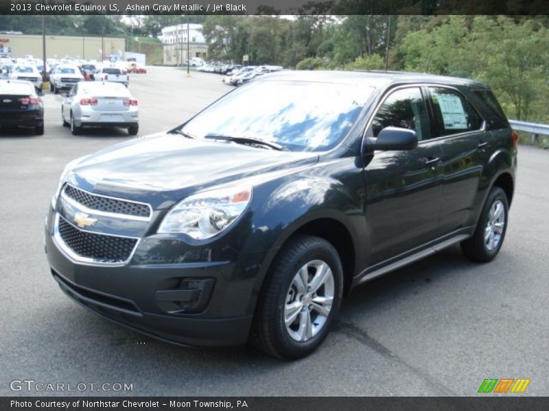 Ashen Gray Metallic / Jet Black 2013 Chevrolet Equinox LS