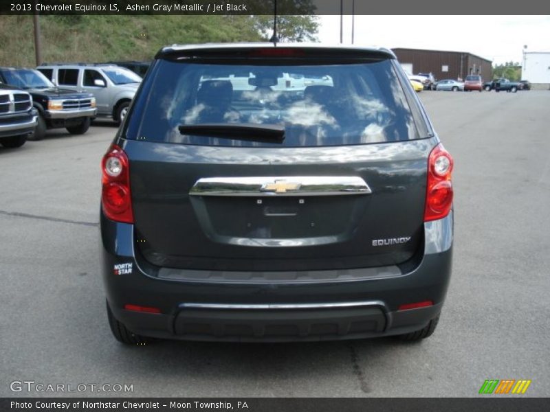 Ashen Gray Metallic / Jet Black 2013 Chevrolet Equinox LS