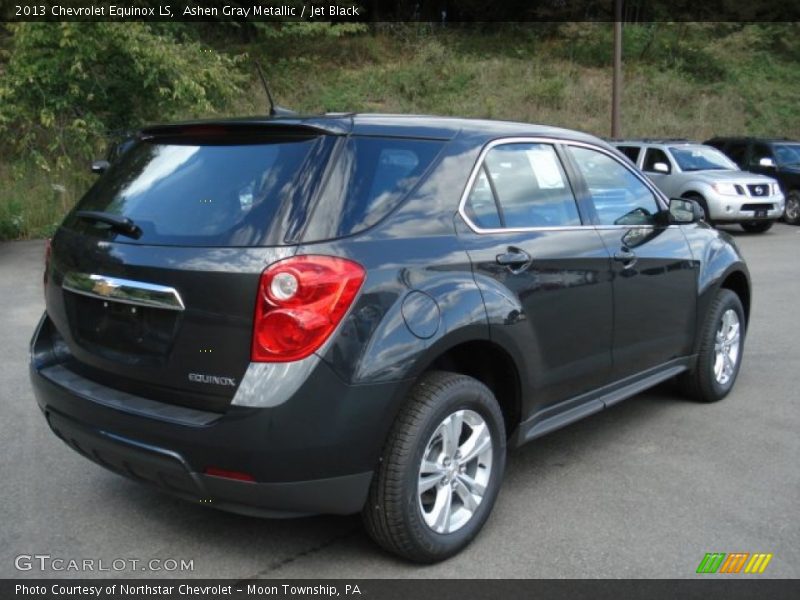 Ashen Gray Metallic / Jet Black 2013 Chevrolet Equinox LS