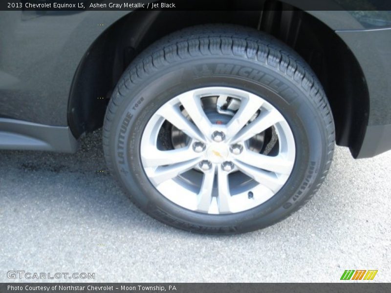 Ashen Gray Metallic / Jet Black 2013 Chevrolet Equinox LS