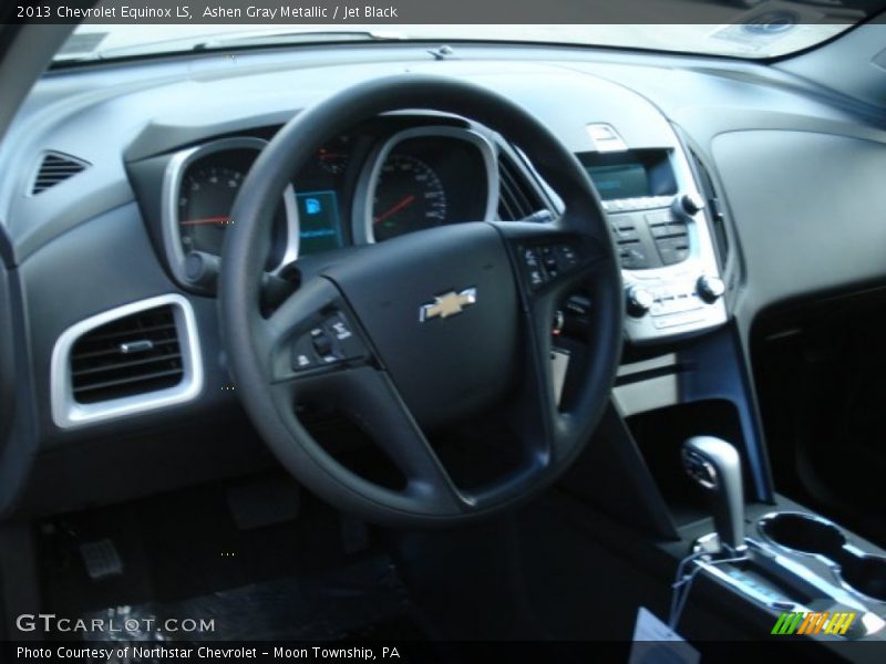 Ashen Gray Metallic / Jet Black 2013 Chevrolet Equinox LS