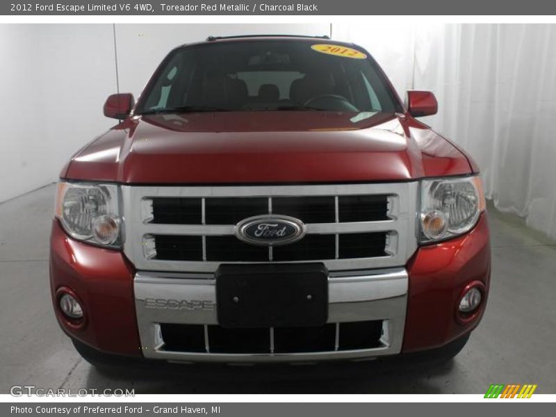 Toreador Red Metallic / Charcoal Black 2012 Ford Escape Limited V6 4WD