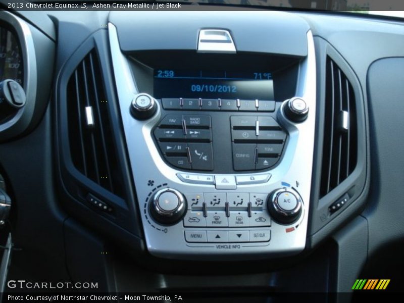 Ashen Gray Metallic / Jet Black 2013 Chevrolet Equinox LS