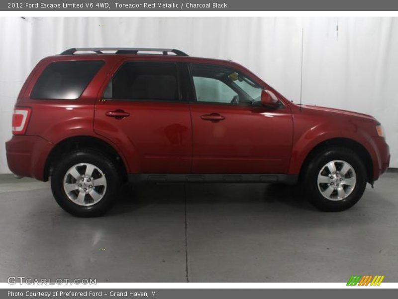 Toreador Red Metallic / Charcoal Black 2012 Ford Escape Limited V6 4WD