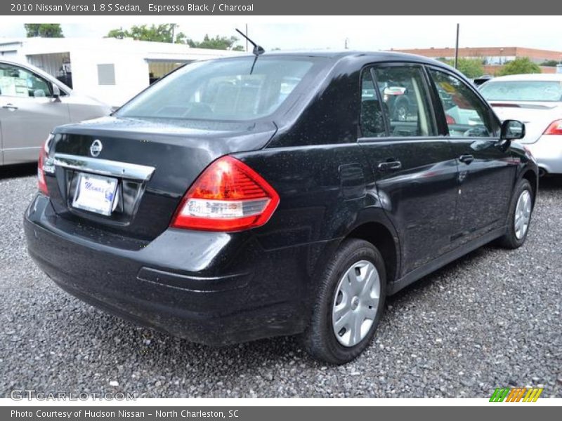 Espresso Black / Charcoal 2010 Nissan Versa 1.8 S Sedan