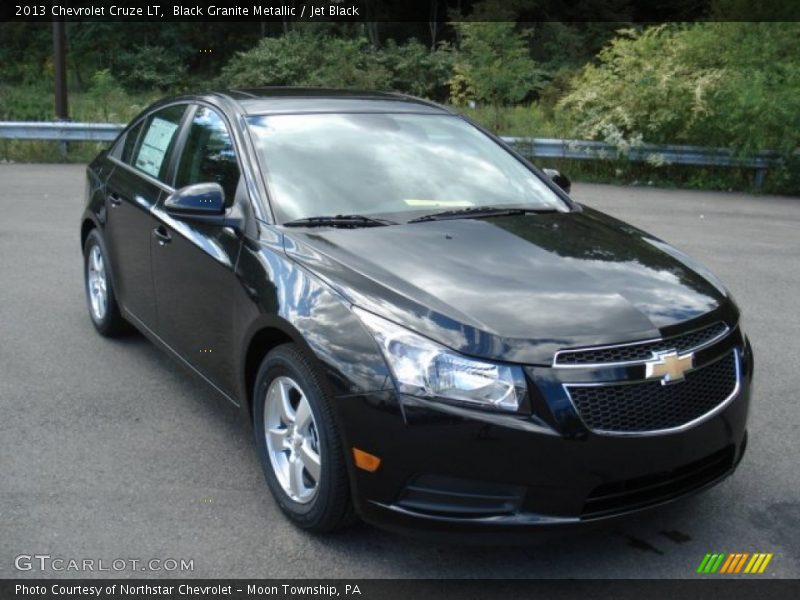 Black Granite Metallic / Jet Black 2013 Chevrolet Cruze LT