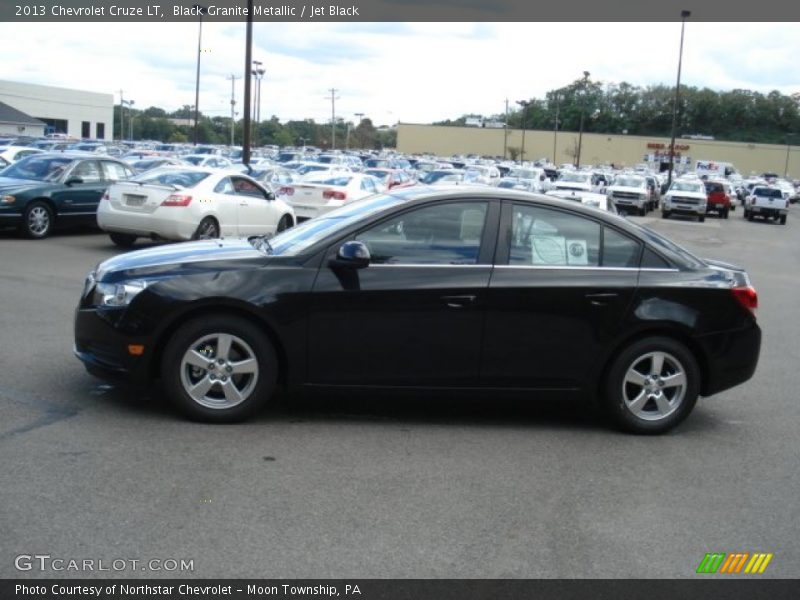 Black Granite Metallic / Jet Black 2013 Chevrolet Cruze LT
