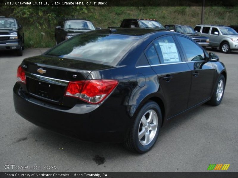Black Granite Metallic / Jet Black 2013 Chevrolet Cruze LT