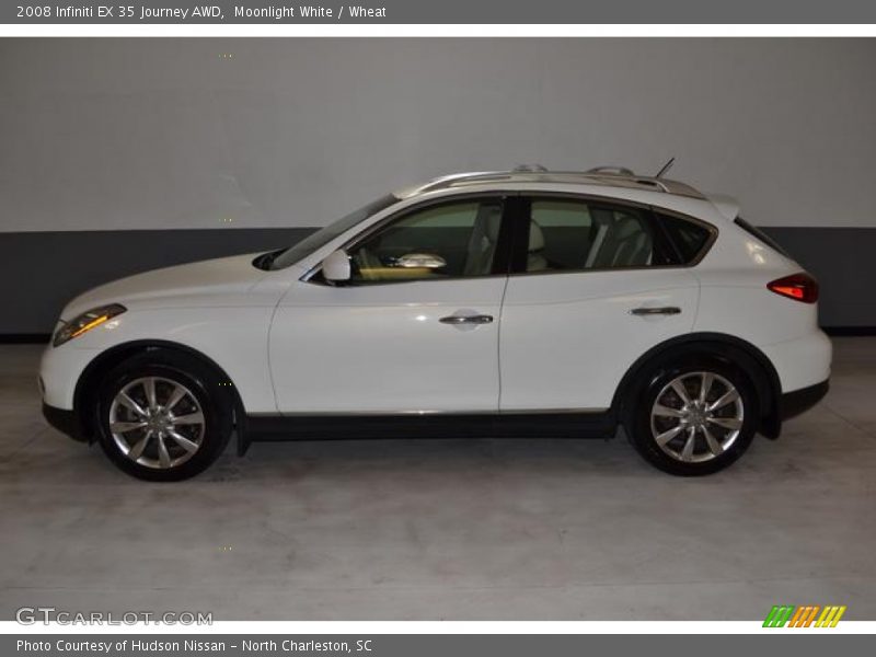 Moonlight White / Wheat 2008 Infiniti EX 35 Journey AWD