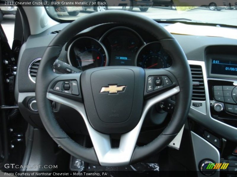 Black Granite Metallic / Jet Black 2013 Chevrolet Cruze LT
