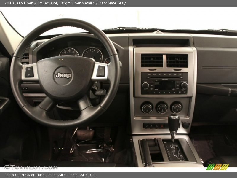 Bright Silver Metallic / Dark Slate Gray 2010 Jeep Liberty Limited 4x4