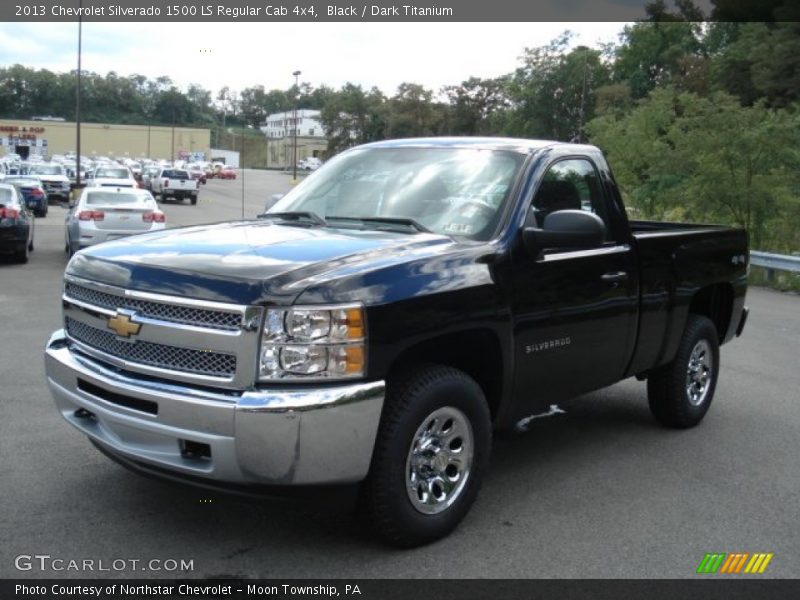 Black / Dark Titanium 2013 Chevrolet Silverado 1500 LS Regular Cab 4x4