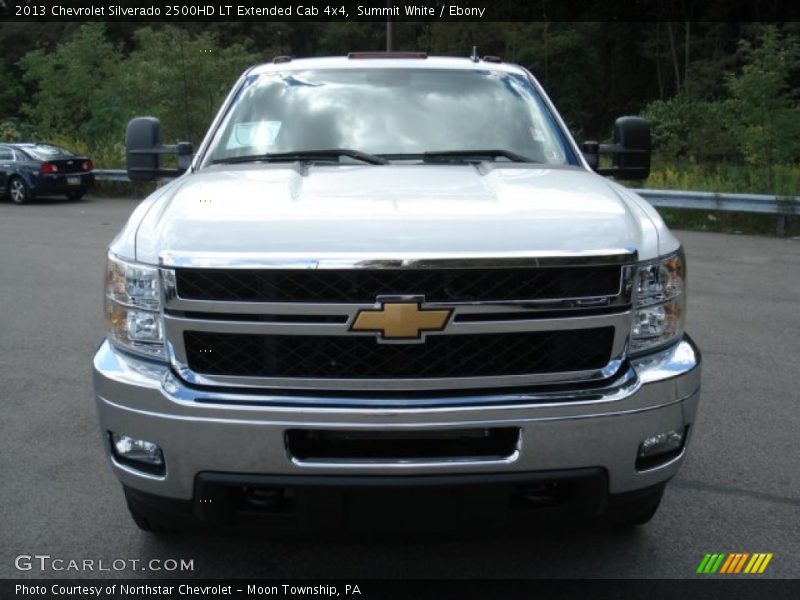 Summit White / Ebony 2013 Chevrolet Silverado 2500HD LT Extended Cab 4x4
