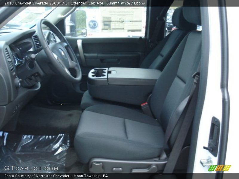 Summit White / Ebony 2013 Chevrolet Silverado 2500HD LT Extended Cab 4x4