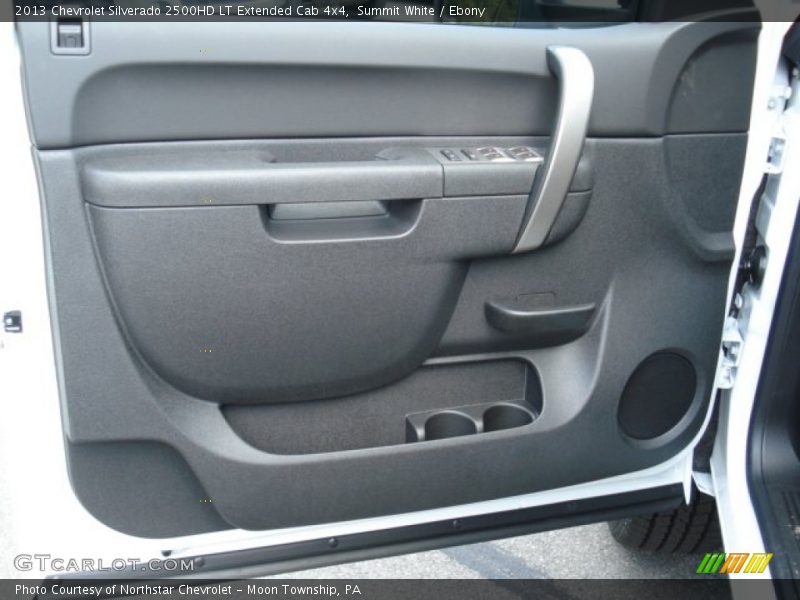 Summit White / Ebony 2013 Chevrolet Silverado 2500HD LT Extended Cab 4x4