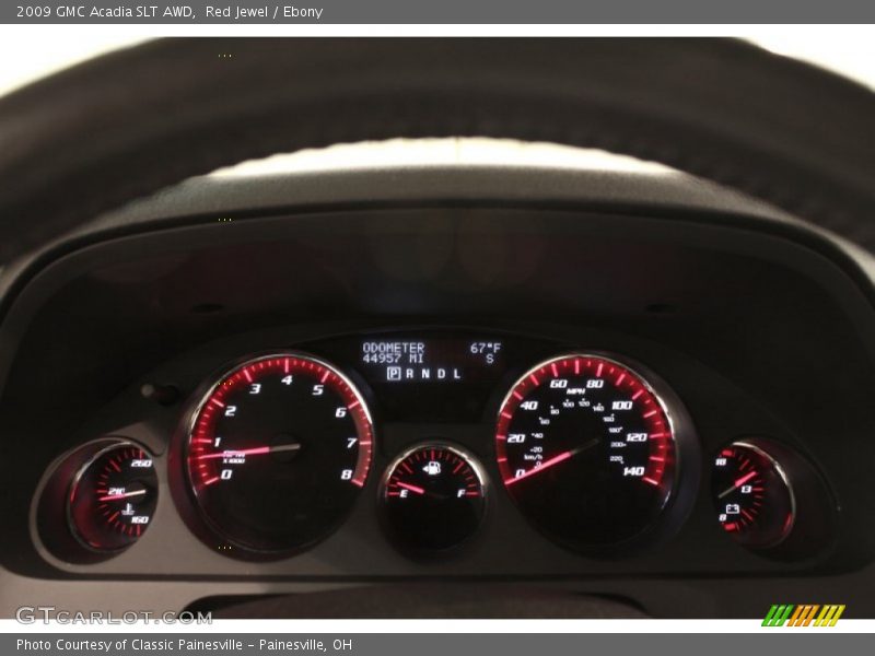 Red Jewel / Ebony 2009 GMC Acadia SLT AWD