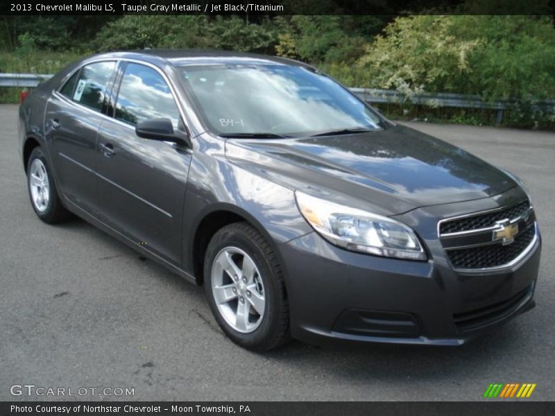Taupe Gray Metallic / Jet Black/Titanium 2013 Chevrolet Malibu LS
