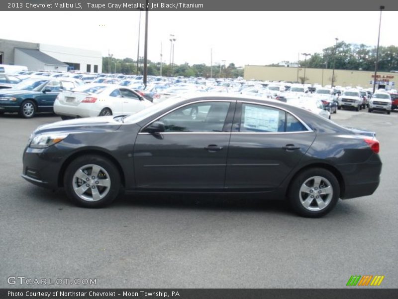 Taupe Gray Metallic / Jet Black/Titanium 2013 Chevrolet Malibu LS