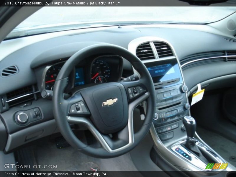 Taupe Gray Metallic / Jet Black/Titanium 2013 Chevrolet Malibu LS