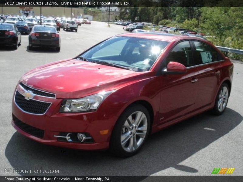 Crystal Red Metallic Tintcoat / Jet Black 2013 Chevrolet Cruze LTZ/RS