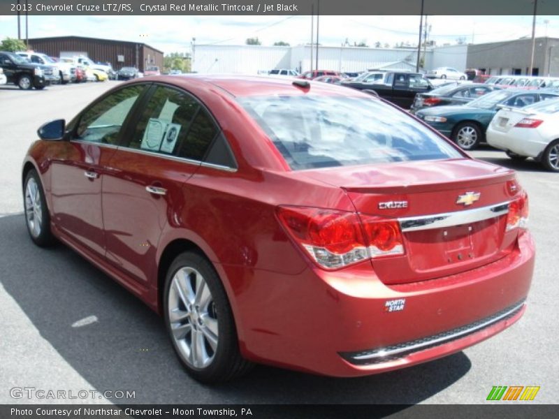 Crystal Red Metallic Tintcoat / Jet Black 2013 Chevrolet Cruze LTZ/RS