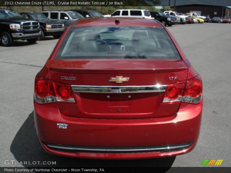 Crystal Red Metallic Tintcoat / Jet Black 2013 Chevrolet Cruze LTZ/RS