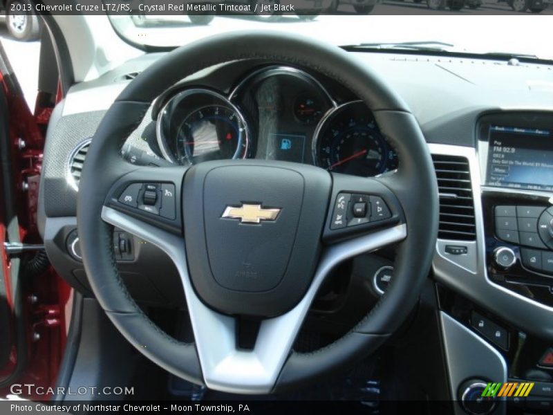 Crystal Red Metallic Tintcoat / Jet Black 2013 Chevrolet Cruze LTZ/RS
