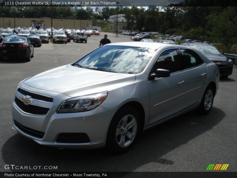 Silver Ice Metallic / Jet Black/Titanium 2013 Chevrolet Malibu LS