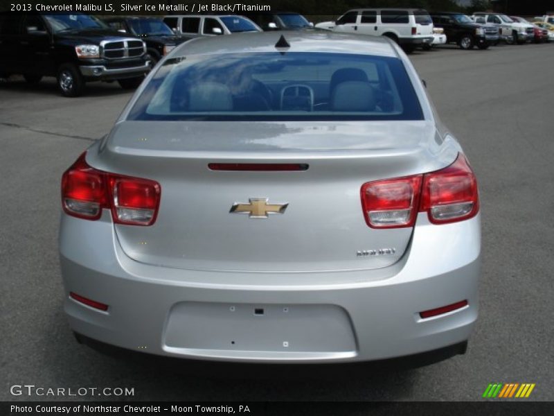 Silver Ice Metallic / Jet Black/Titanium 2013 Chevrolet Malibu LS
