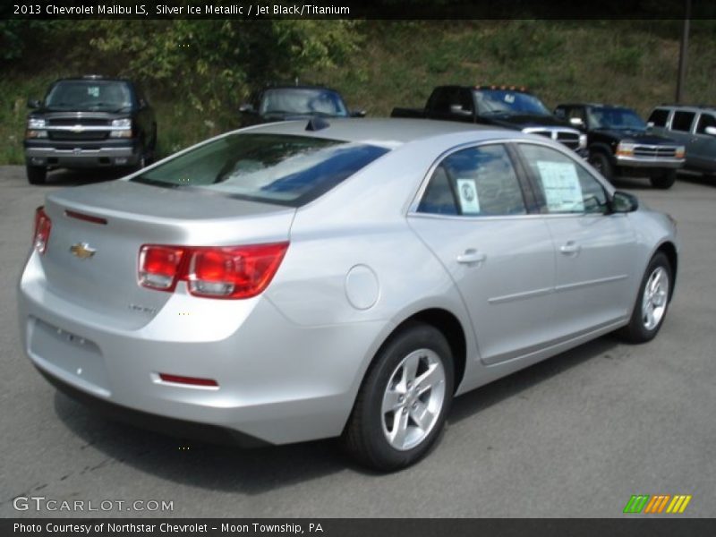 Silver Ice Metallic / Jet Black/Titanium 2013 Chevrolet Malibu LS