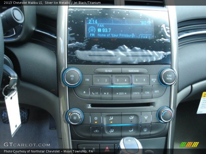 Silver Ice Metallic / Jet Black/Titanium 2013 Chevrolet Malibu LS