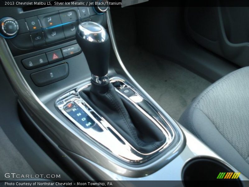 Silver Ice Metallic / Jet Black/Titanium 2013 Chevrolet Malibu LS