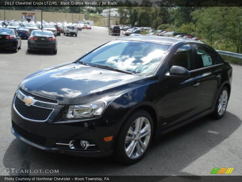 Black Granite Metallic / Jet Black 2013 Chevrolet Cruze LTZ/RS