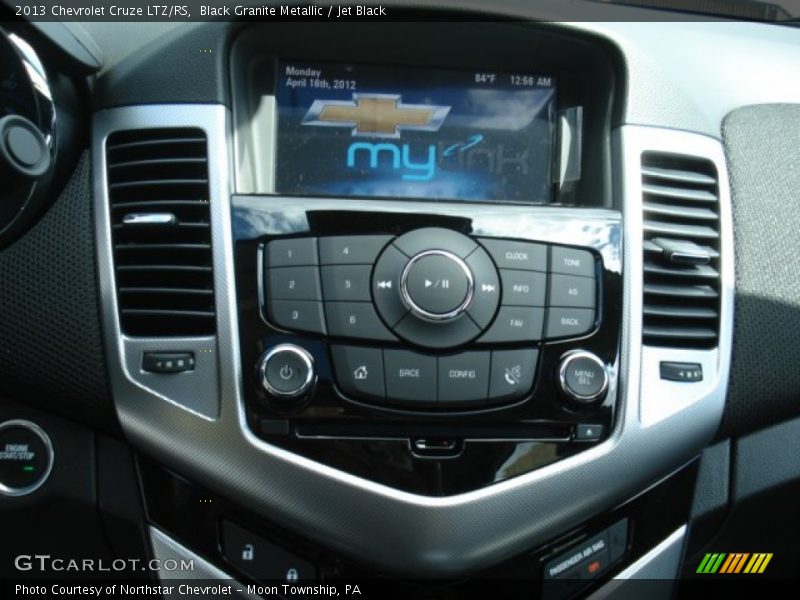 Black Granite Metallic / Jet Black 2013 Chevrolet Cruze LTZ/RS