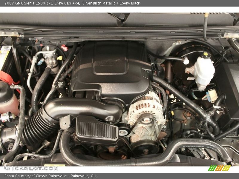 Silver Birch Metallic / Ebony Black 2007 GMC Sierra 1500 Z71 Crew Cab 4x4