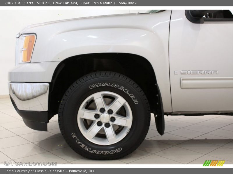 Silver Birch Metallic / Ebony Black 2007 GMC Sierra 1500 Z71 Crew Cab 4x4