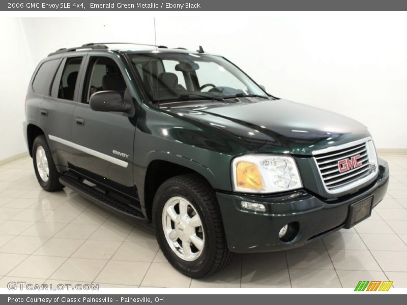 Emerald Green Metallic / Ebony Black 2006 GMC Envoy SLE 4x4